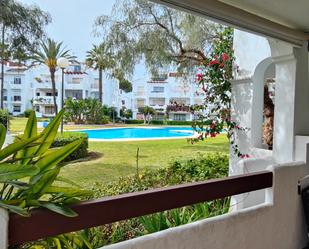 Garden of Flat for sale in Estepona  with Air Conditioner, Heating and Terrace