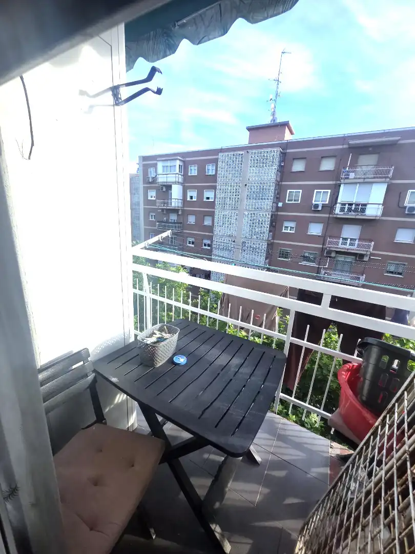 Balcony of Flat for sale in Móstoles  with Air Conditioner, Heating and Parquet flooring