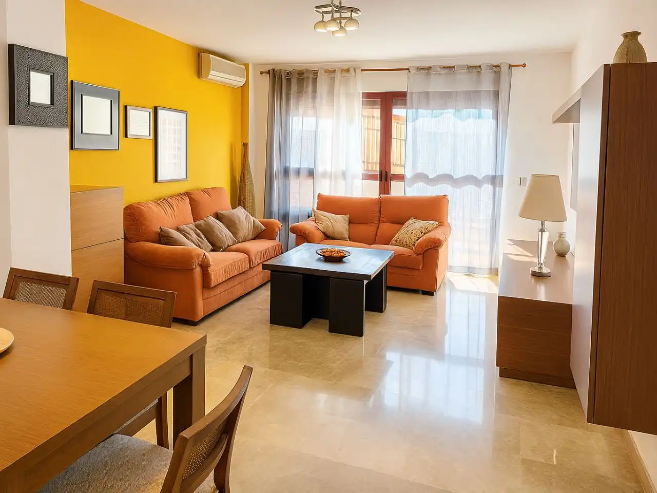 Wohnzimmer von Wohnung zur Miete in Albal, Valencia
