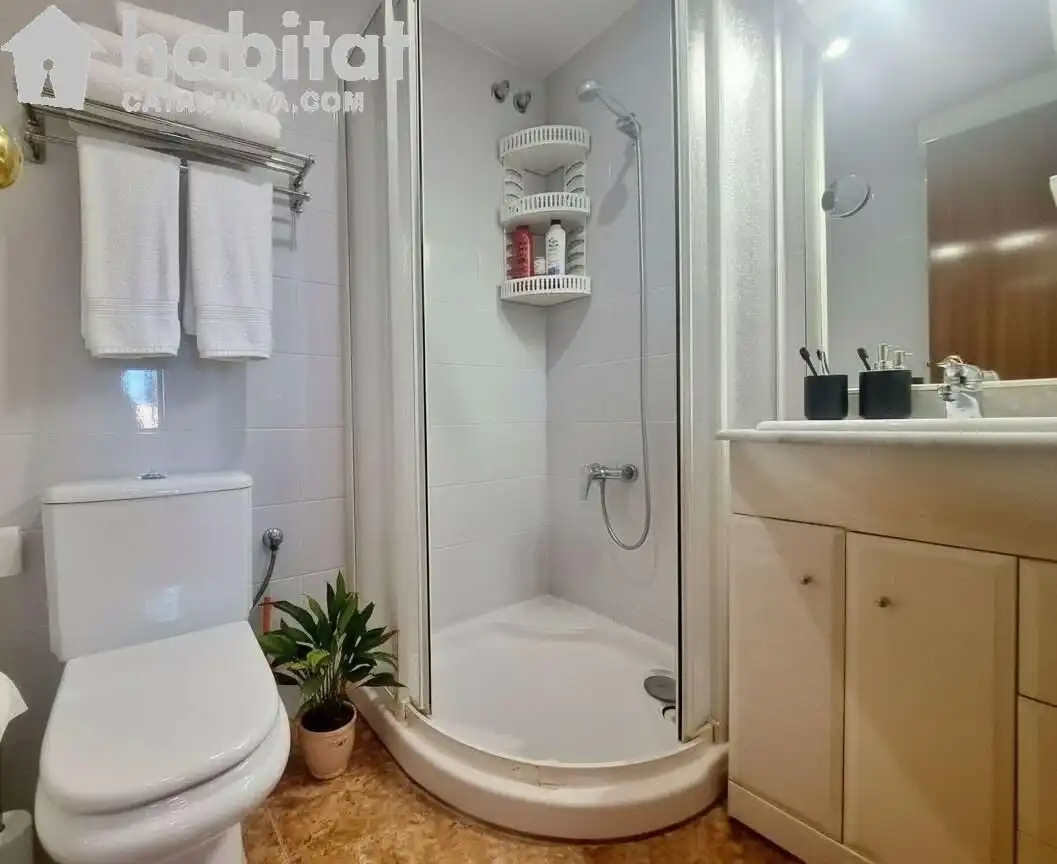 Bathroom of Flat for sale in Martorell  with Air Conditioner, Private garden and Storage room