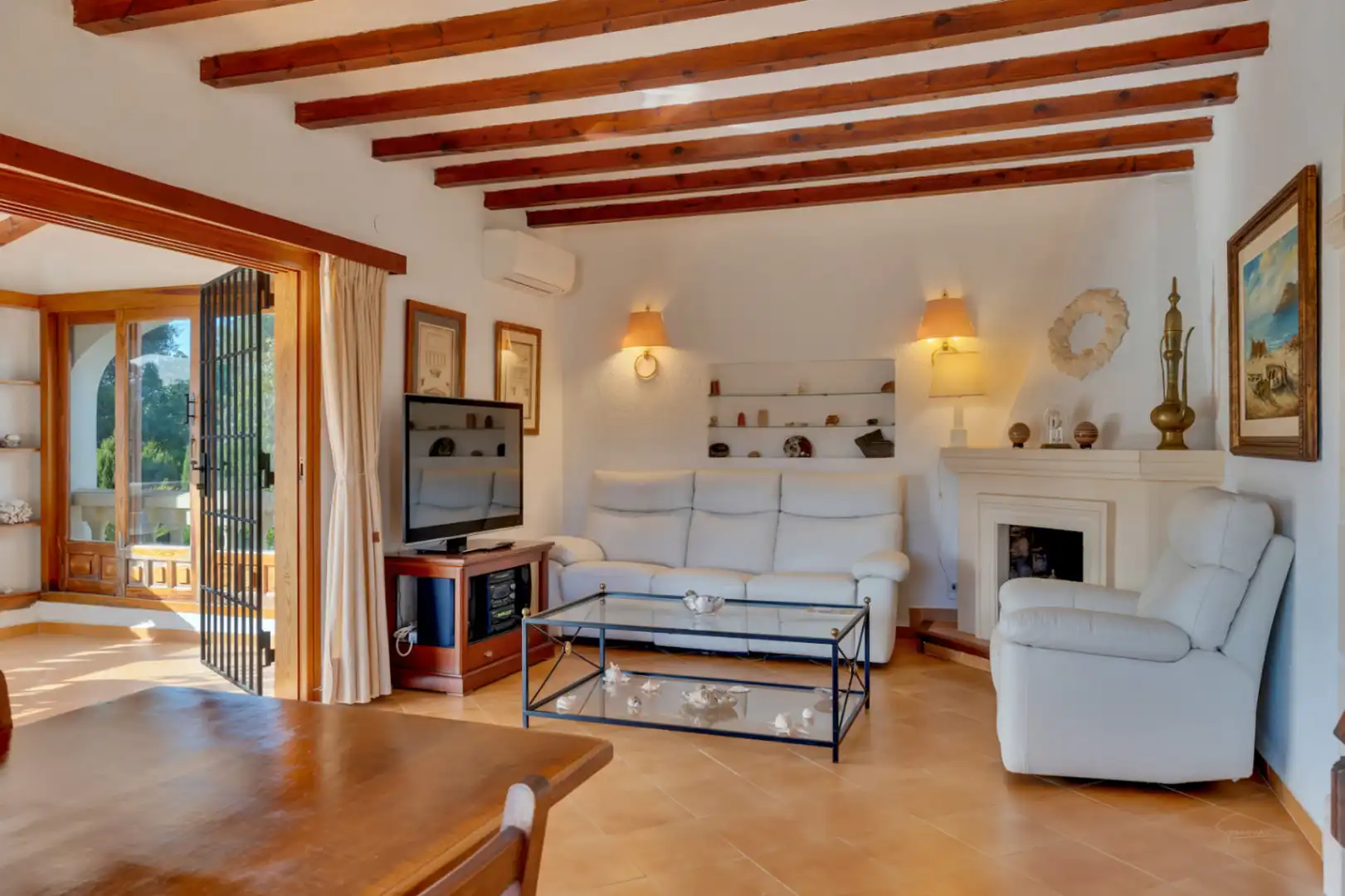 Living room of Houses for sale in Jávea / Xàbia  with Air Conditioner, Heating and Private garden
