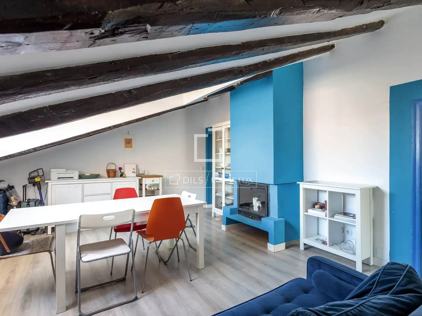 Wohnzimmer von Dachboden zur Miete in Villar y Velasco mit Klimaanlage und Möbliert