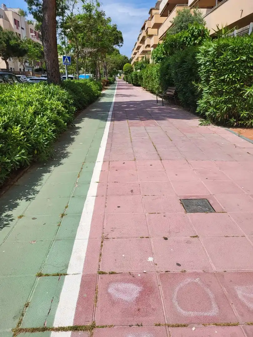 Vista exterior de Piso en venta en Lloret de Mar con Aire acondicionado, Jardín privado y Terraza