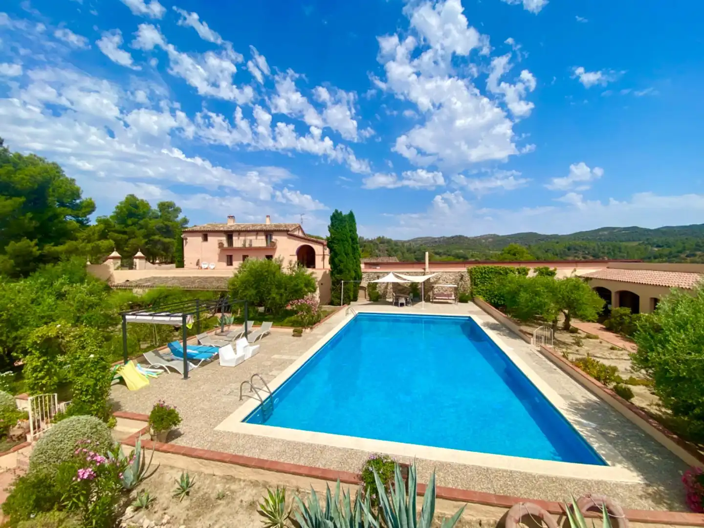 Swimming pool of Commercial properties for sale in El Molar (Tarragona)  with Air Conditioner
