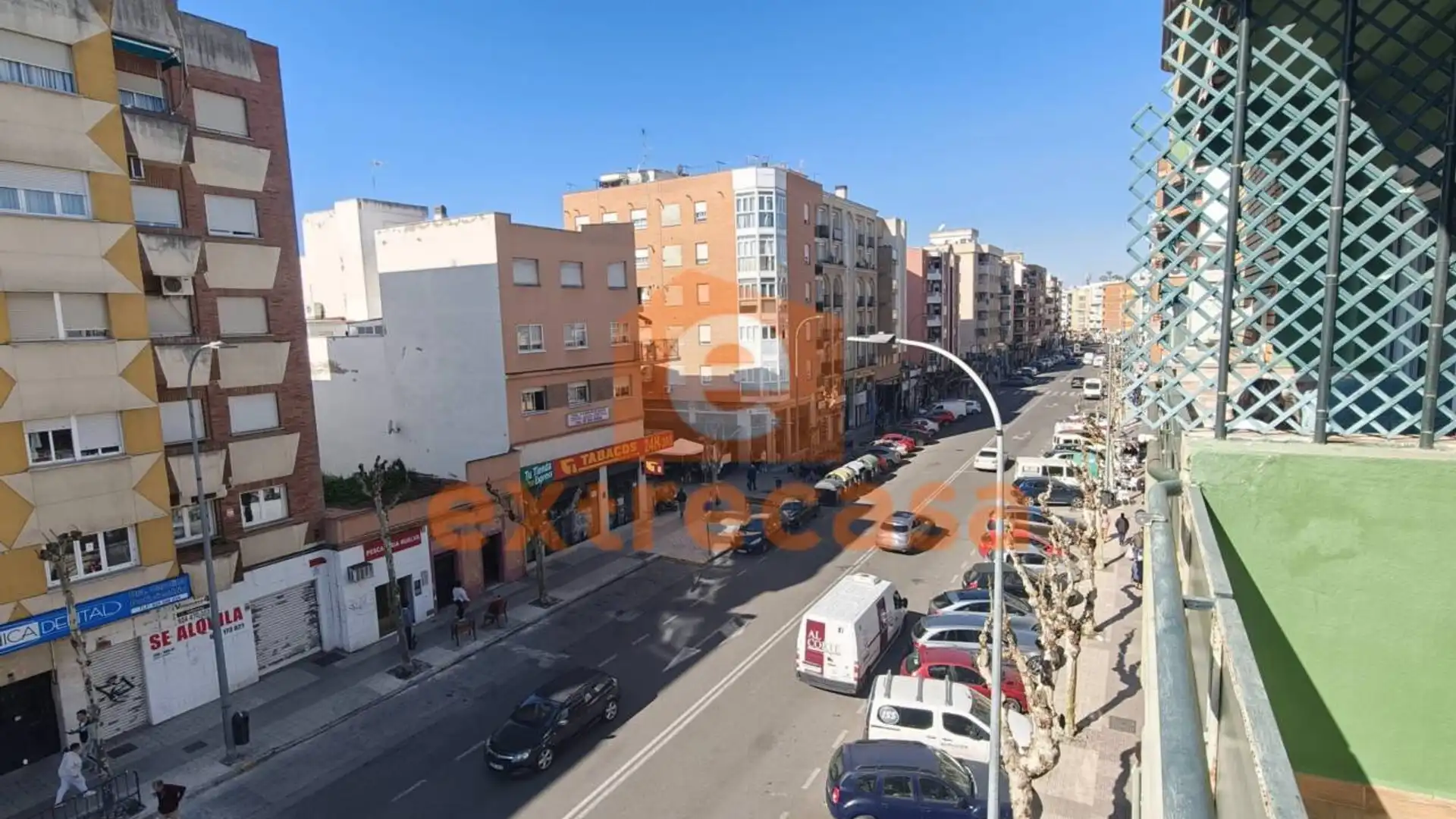 Exterior view of Flat for rent in Badajoz Capital  with Air Conditioner, Terrace and Furnished