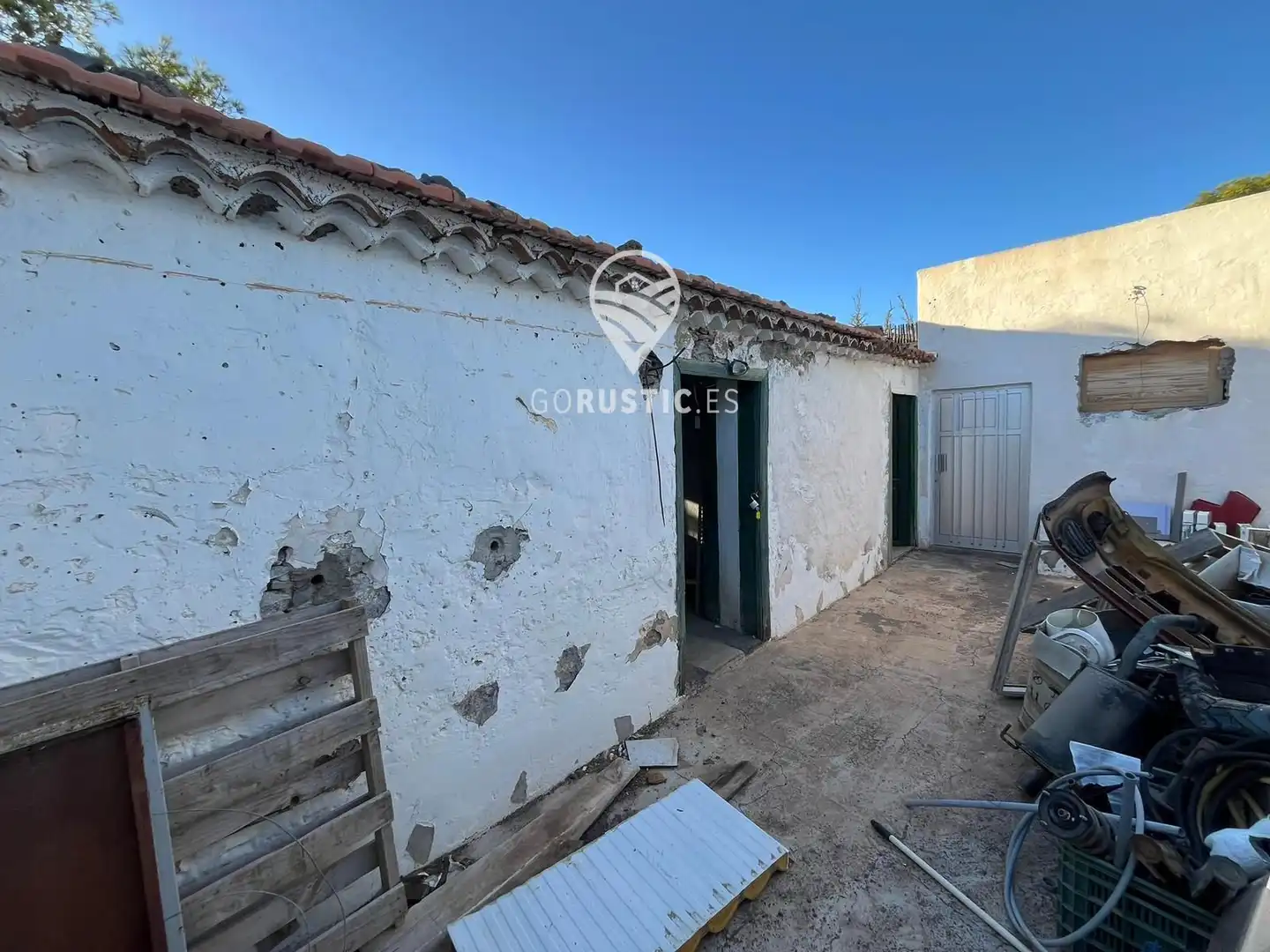 Vista exterior de Casa o chalet en venta en Vallehermoso