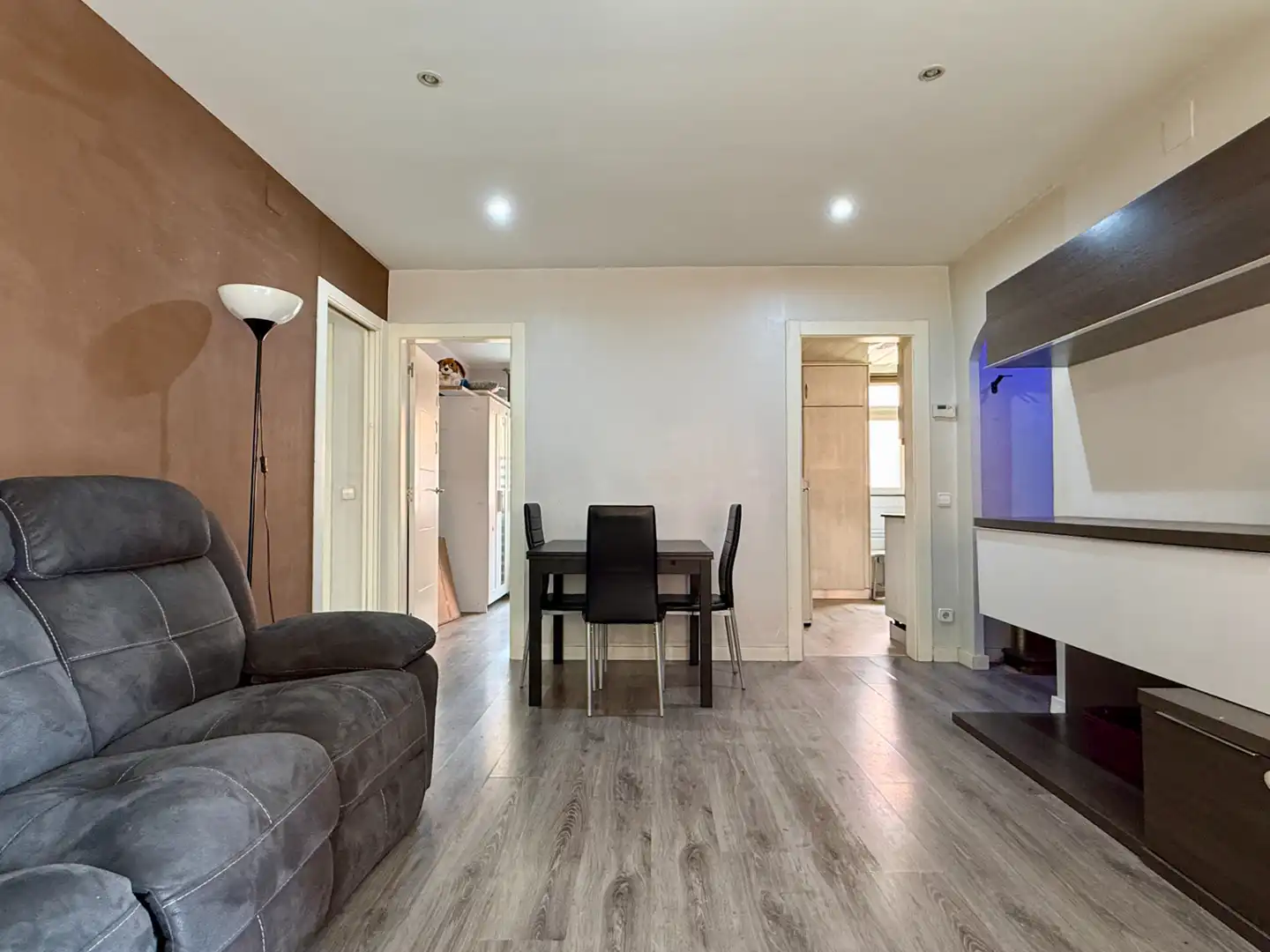 Sala de estar de Piso en venta en Barcelona con Aire acondicionado, Calefacción y Parquet