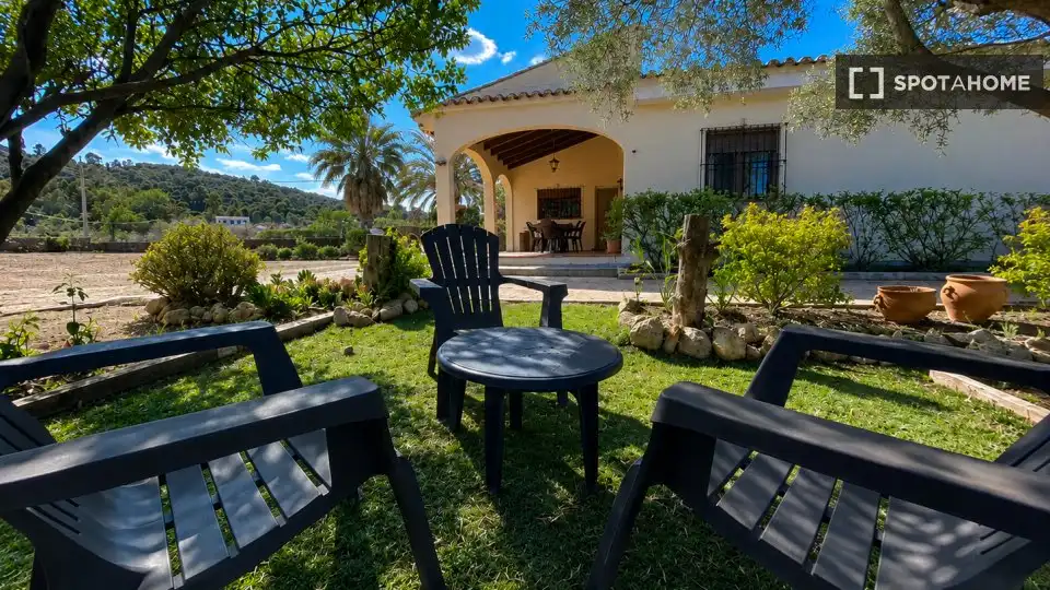 Terrace of Flat for rent in Riba-roja de Túria  with Air Conditioner, Heating and Furnished