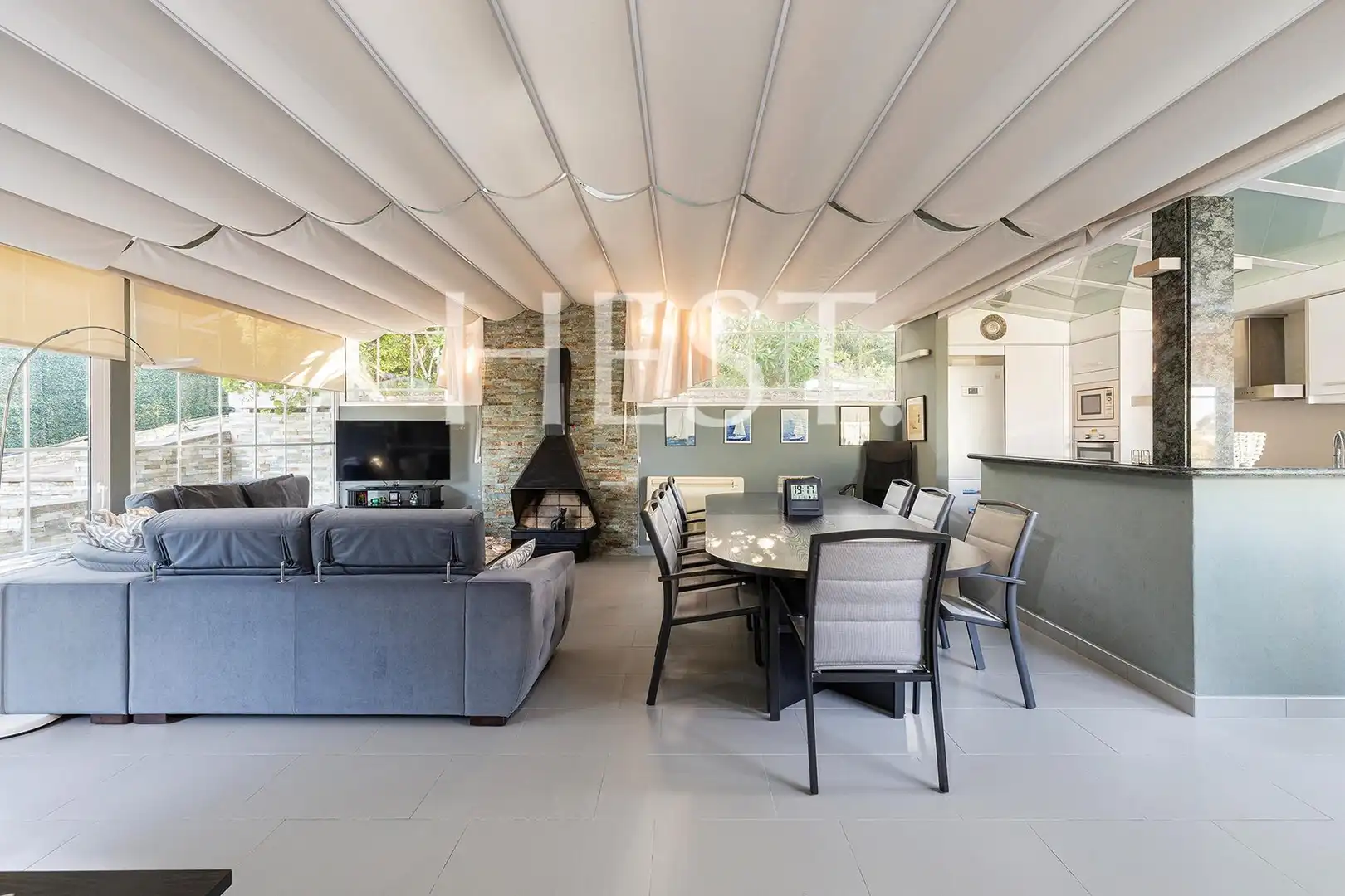 Terraza de Casa o chalet en venta en Castelldefels con Calefacción, Jardín privado y Parquet