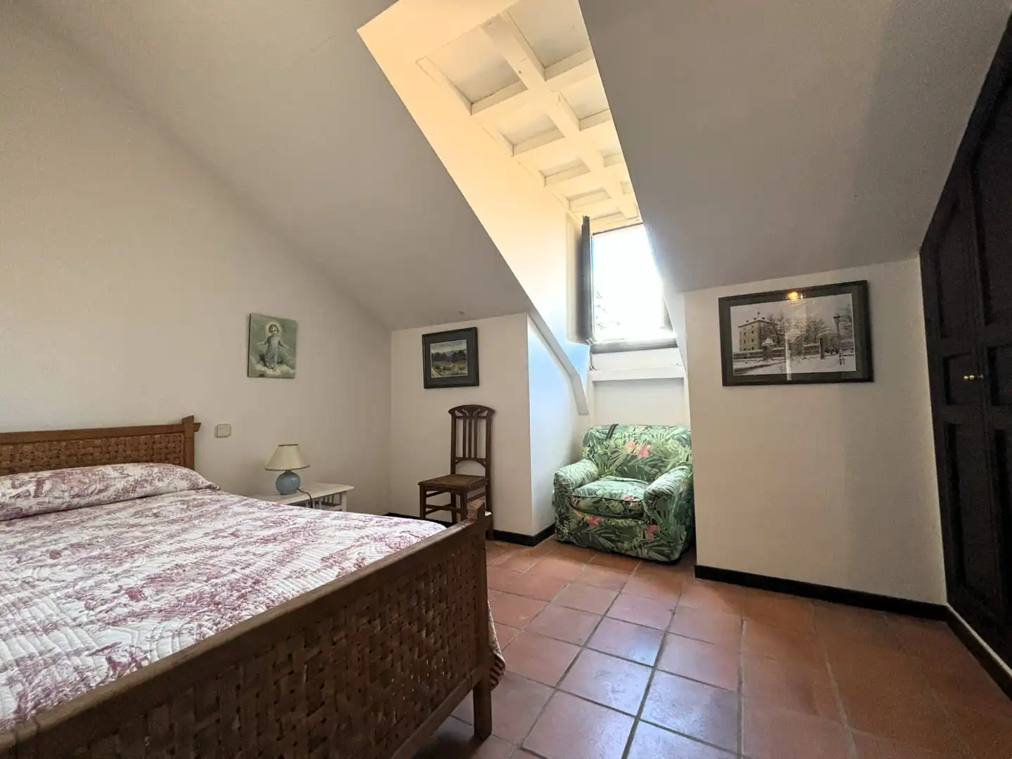 Habitación de Casa adosada en venta en Real Sitio de San Ildefonso con Calefacción, Jardín privado y Parquet