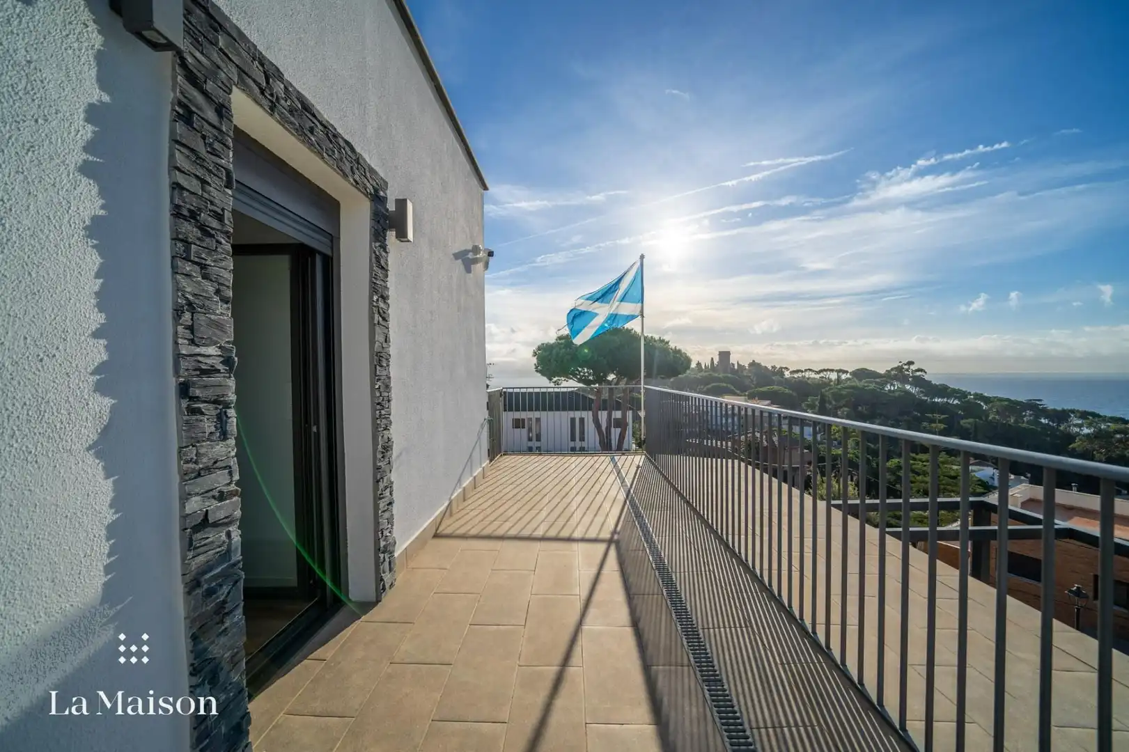 Terraza de Casa o chalet en venta en Caldes d'Estrac con Aire acondicionado, Calefacción y Jardín privado