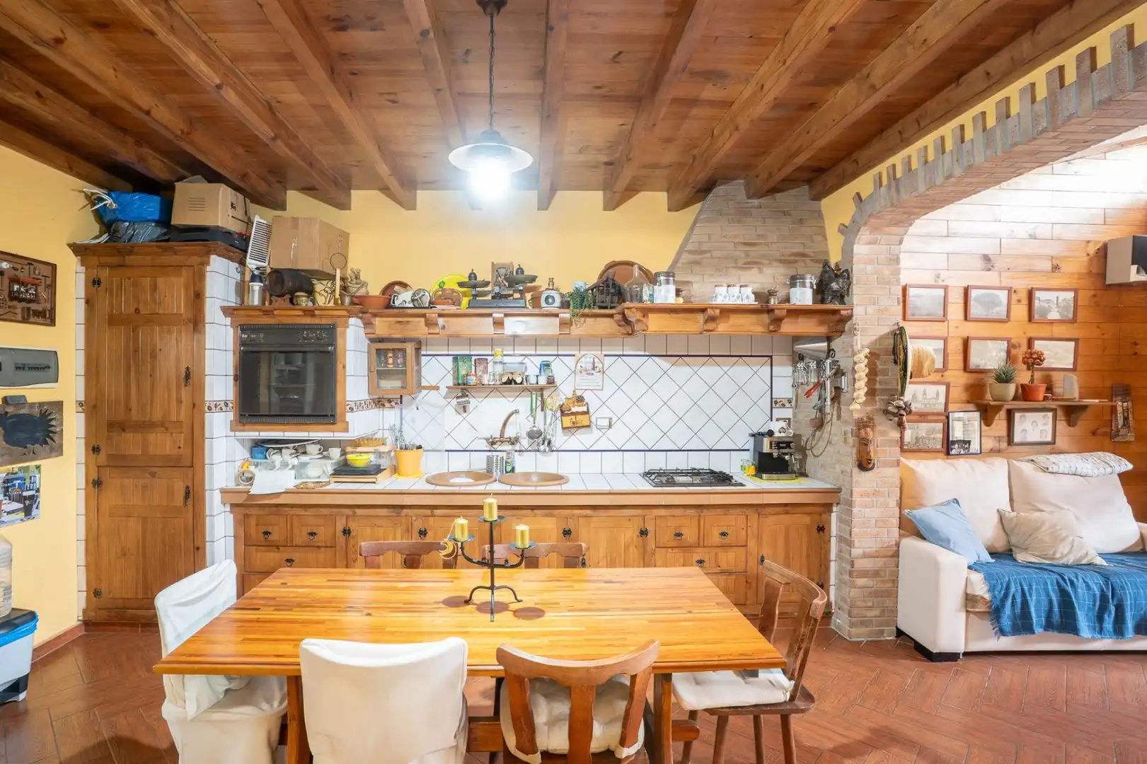 Kitchen of Houses for sale in San Cristóbal de la Laguna  with Terrace, Storage room and Furnished