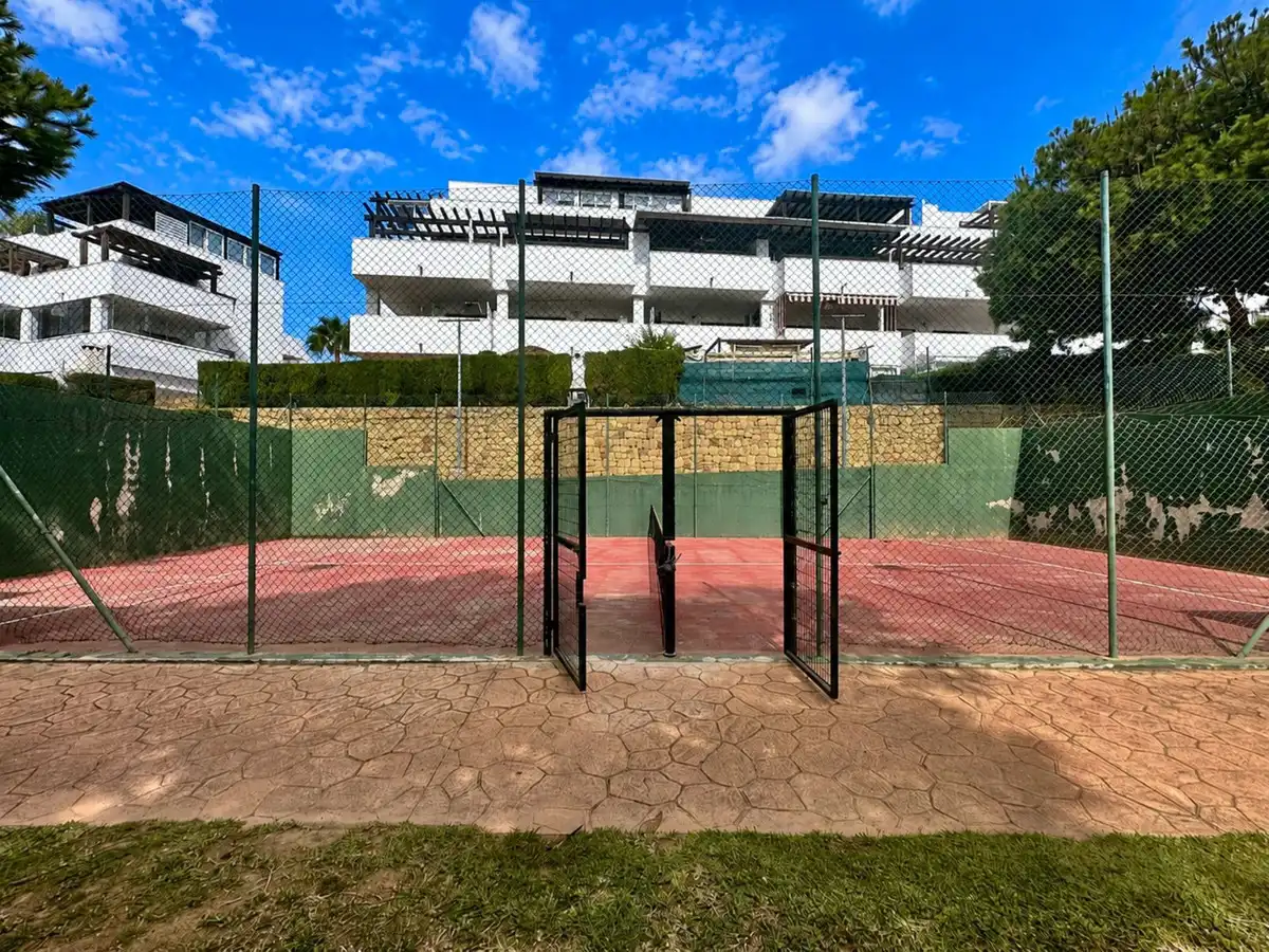 Außenansicht von Wohnungen zum Verkauf in Mijas mit Klimaanlage, Heizung und Terrasse