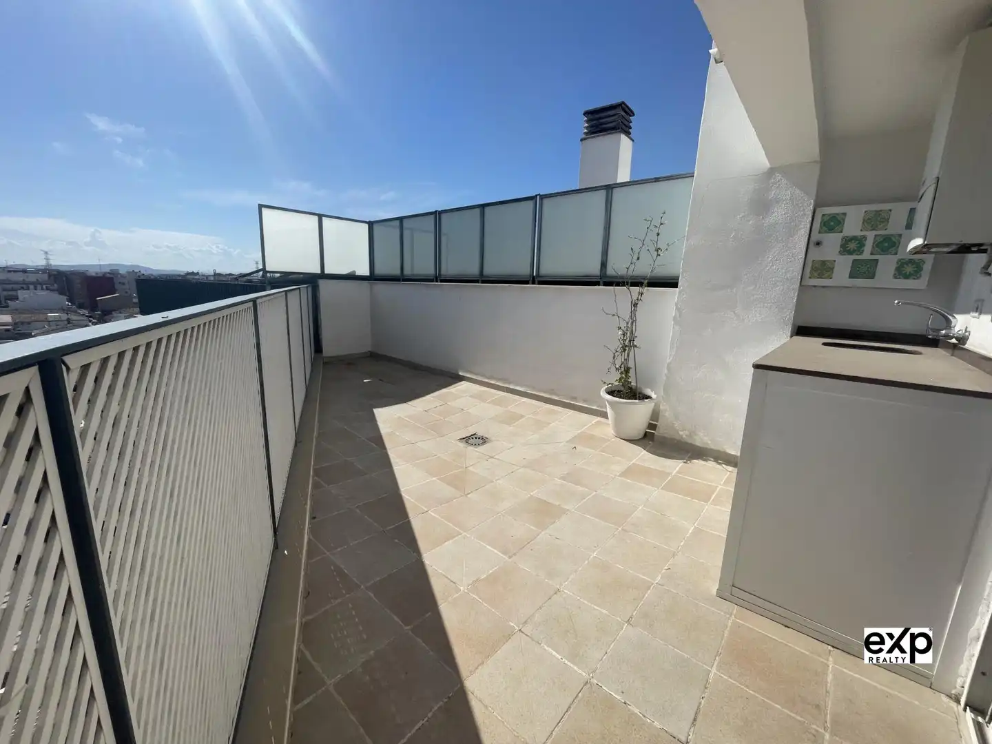 Terrasse von Dachboden zum Verkauf in Xirivella mit Klimaanlage, Heizung und Abstellraum