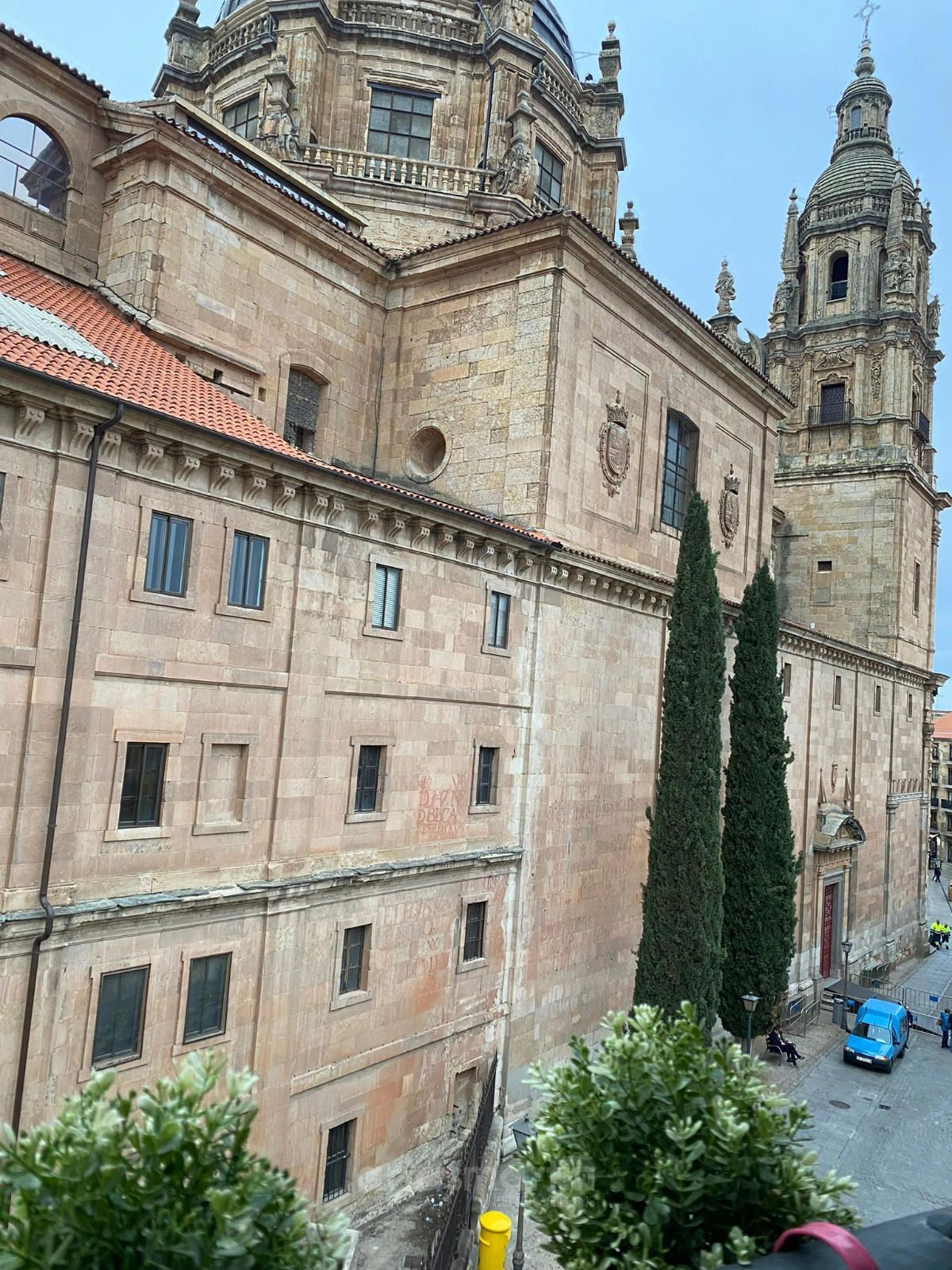 Exterior view of Flat to rent in Salamanca Capital  with Heating, Terrace and Furnished