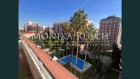 Exterior view of Flat for sale in  Barcelona Capital  with Air Conditioner, Heating and Parquet flooring