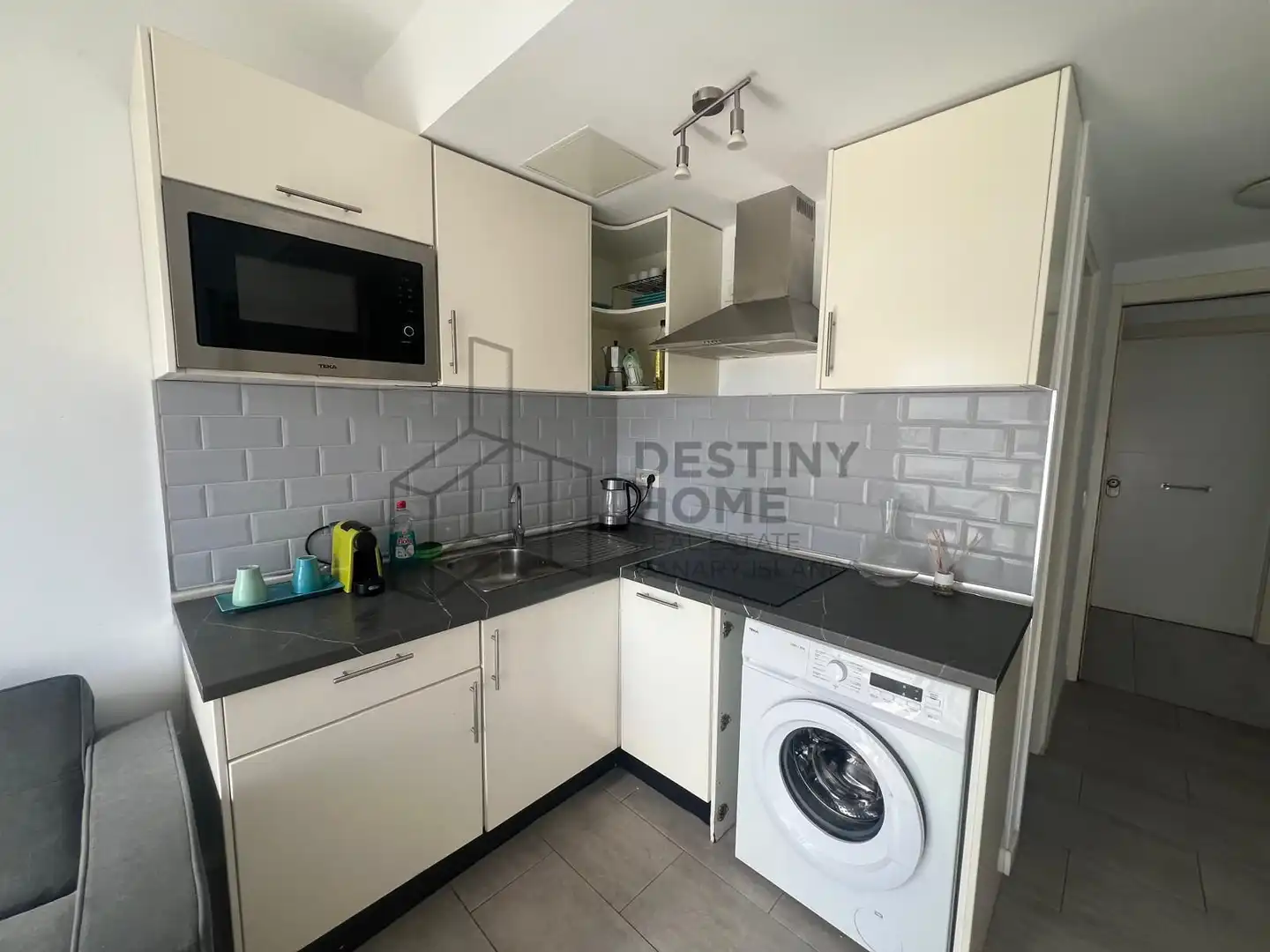 Kitchen of Apartments for sale in La Oliva  with Furnished and Community pool