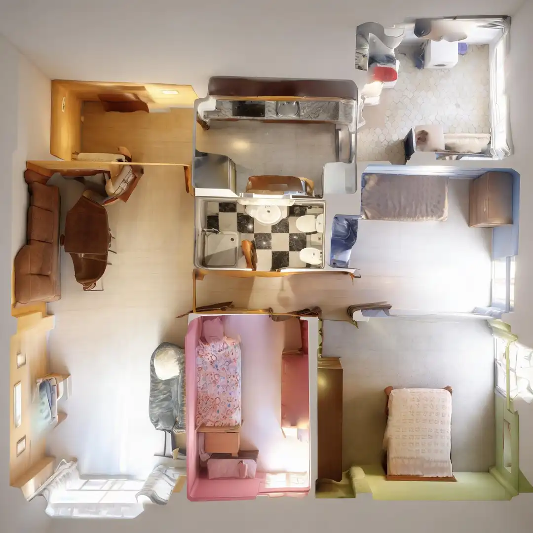 Bedroom of Flat for sale in Granada  with Heating, Furnished and Balcony