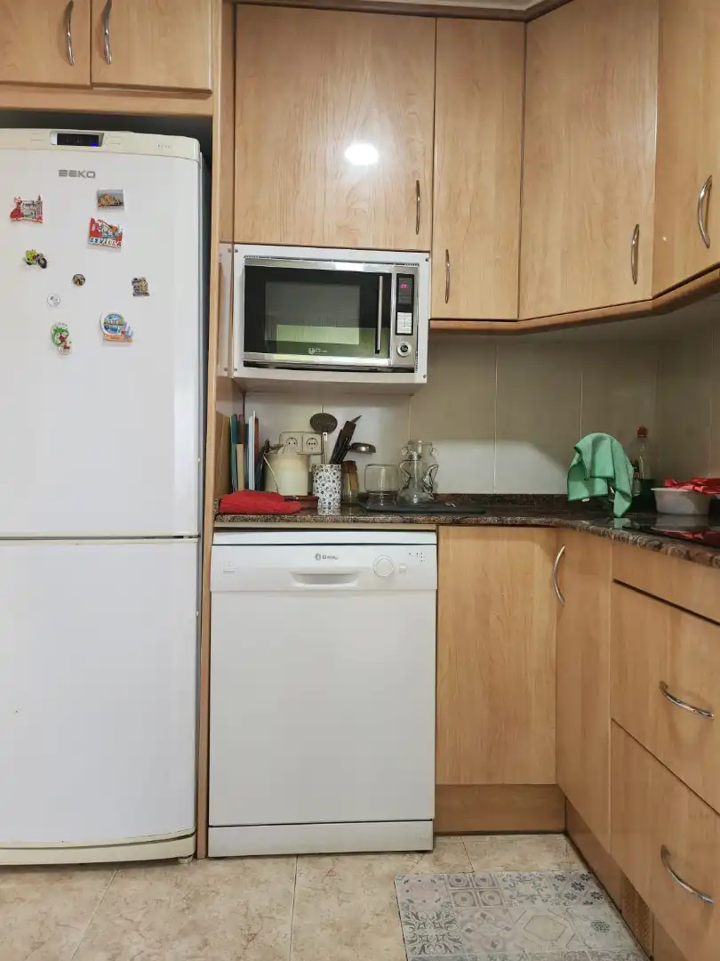Kitchen of Flat for sale in Sant Joan Despí  with Heating, Furnished and Oven