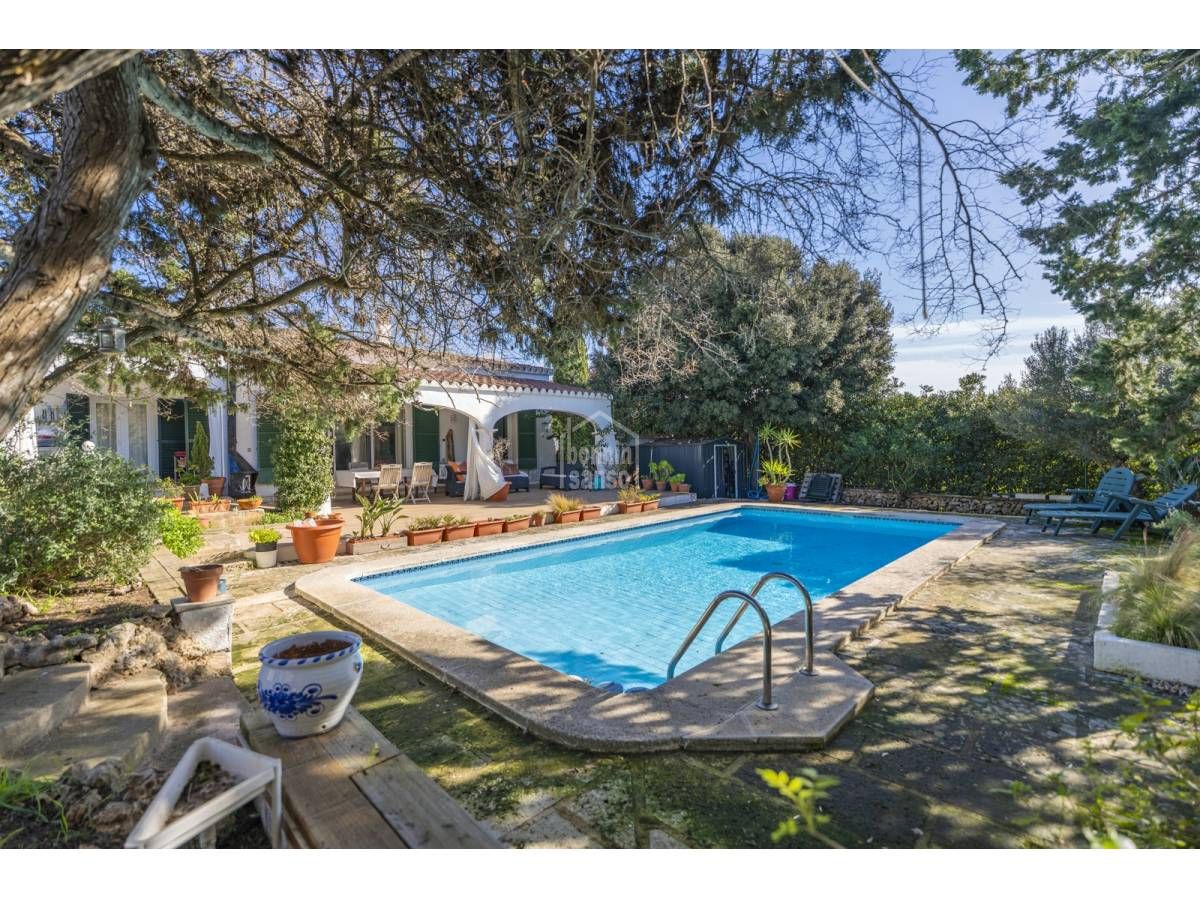 Jardí de Casa o xalet en venda en Maó - Mahón amb Calefacció, Jardí privat i Terrassa