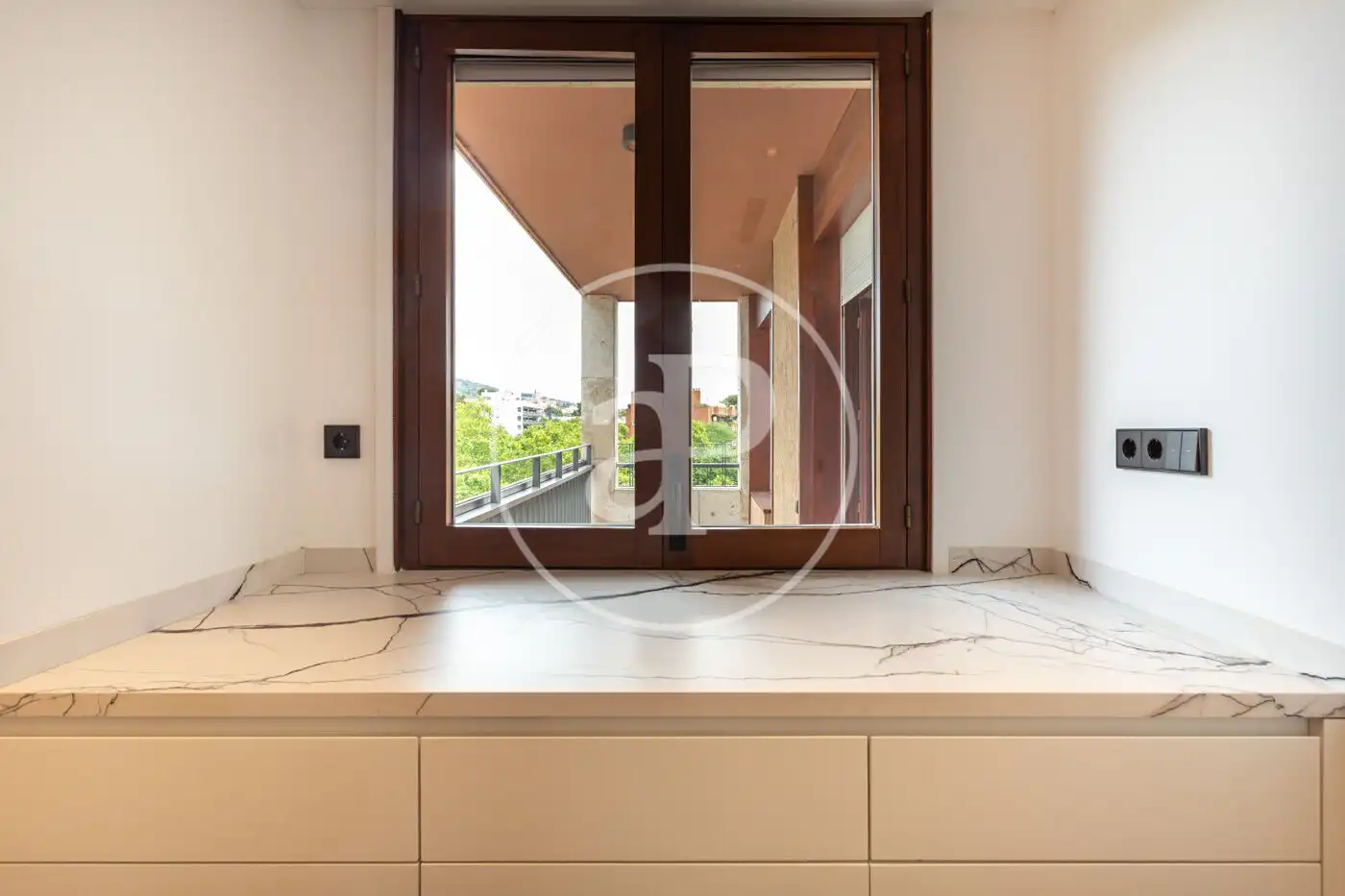 Terraza de Piso de alquiler en Barcelona con Aire acondicionado, Calefacción y Jardín privado