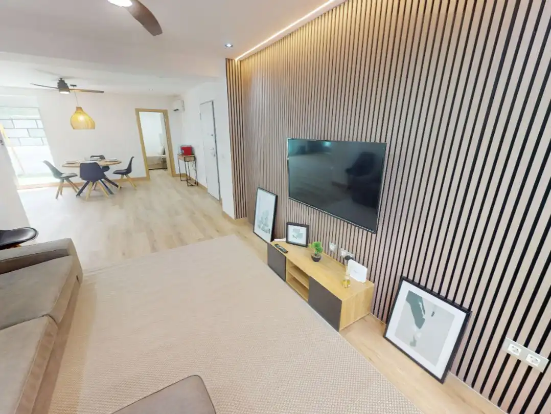 Sala d'estar de Pis de lloguer en Alicante / Alacant amb Aire condicionat
