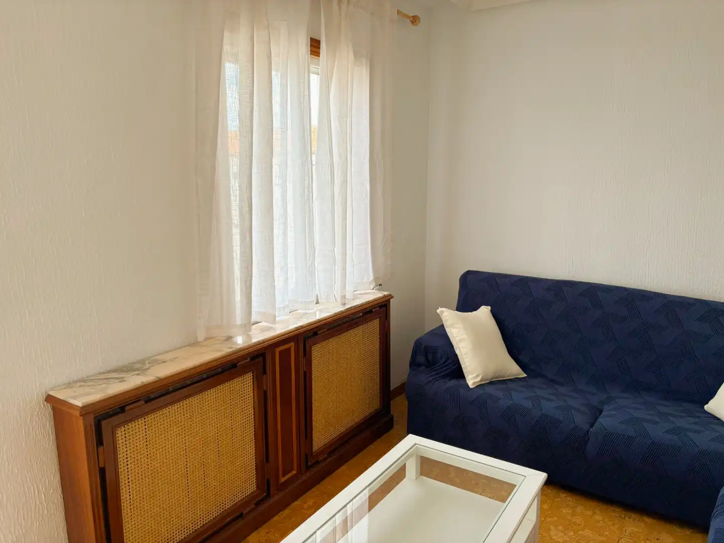Living room of Flat for sale in Palencia  with Heating, Terrace and Furnished