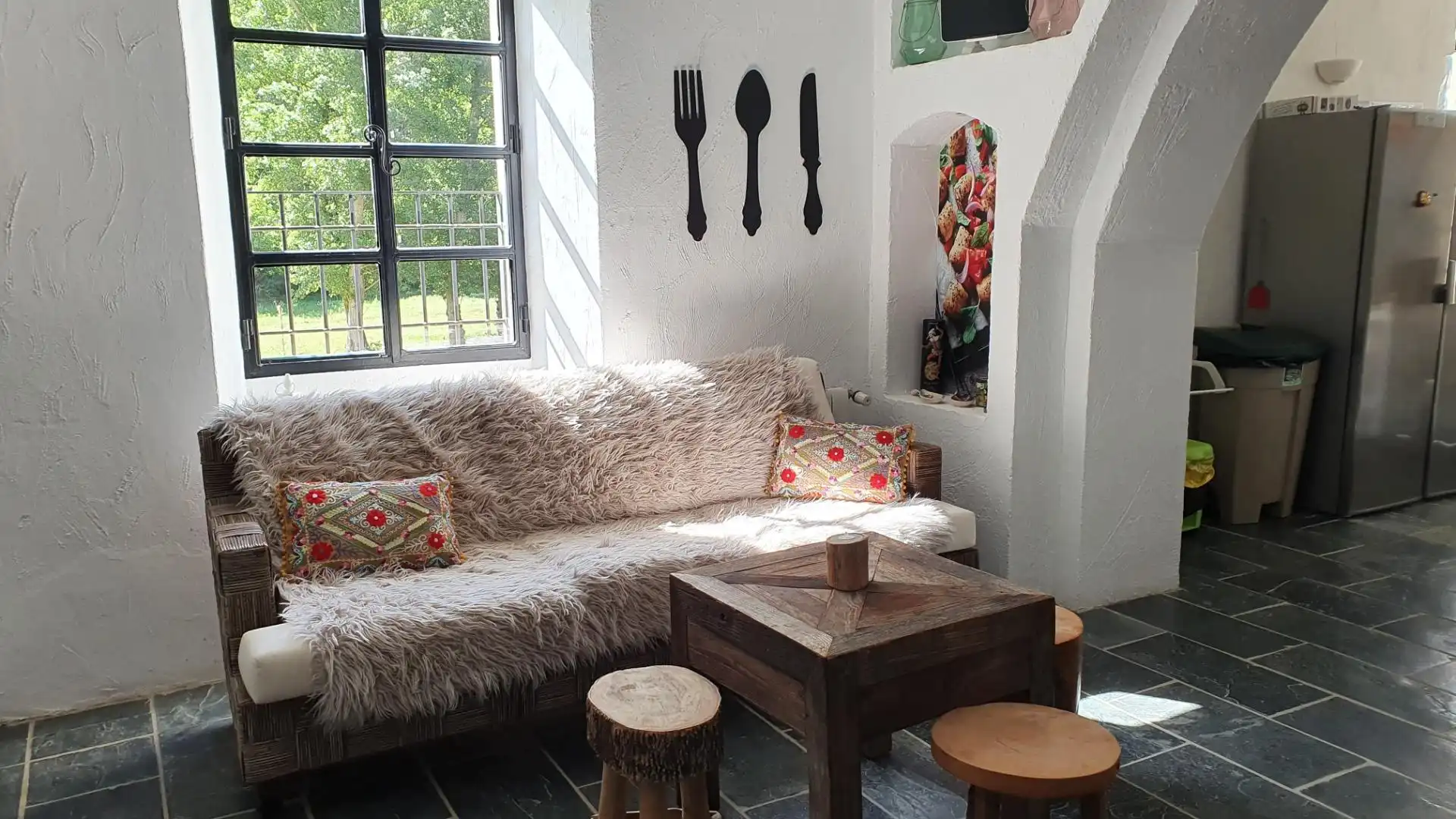 Sala de estar de Finca rústica en venta en Setenil de las Bodegas