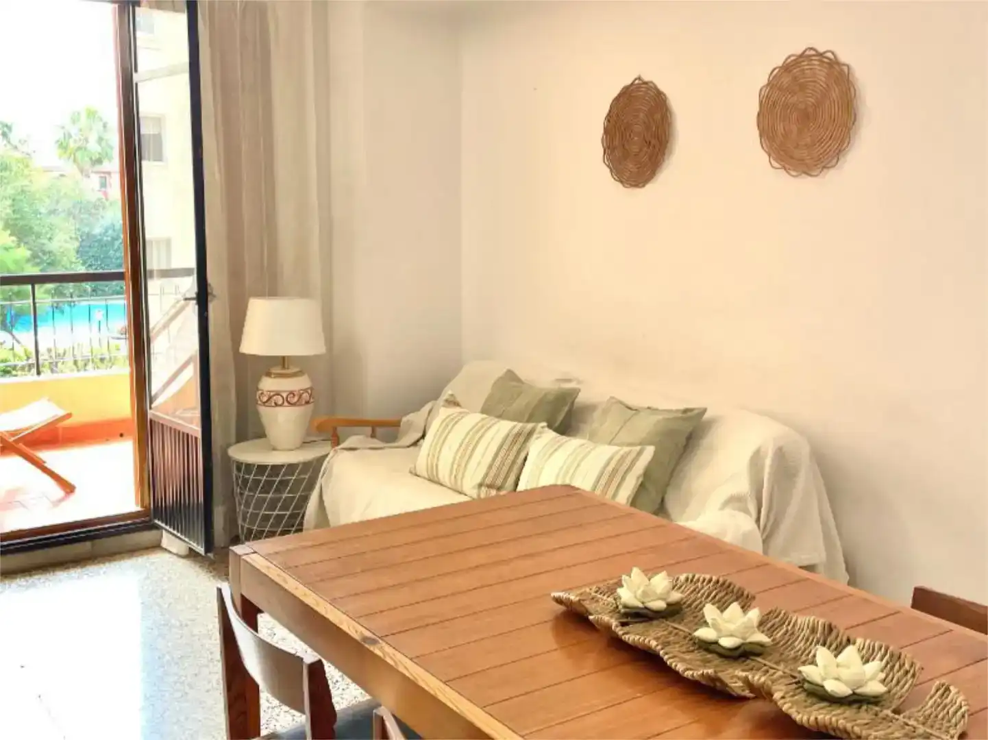 Wohnzimmer von Wohnung zur Miete in Náquera mit Möbliert