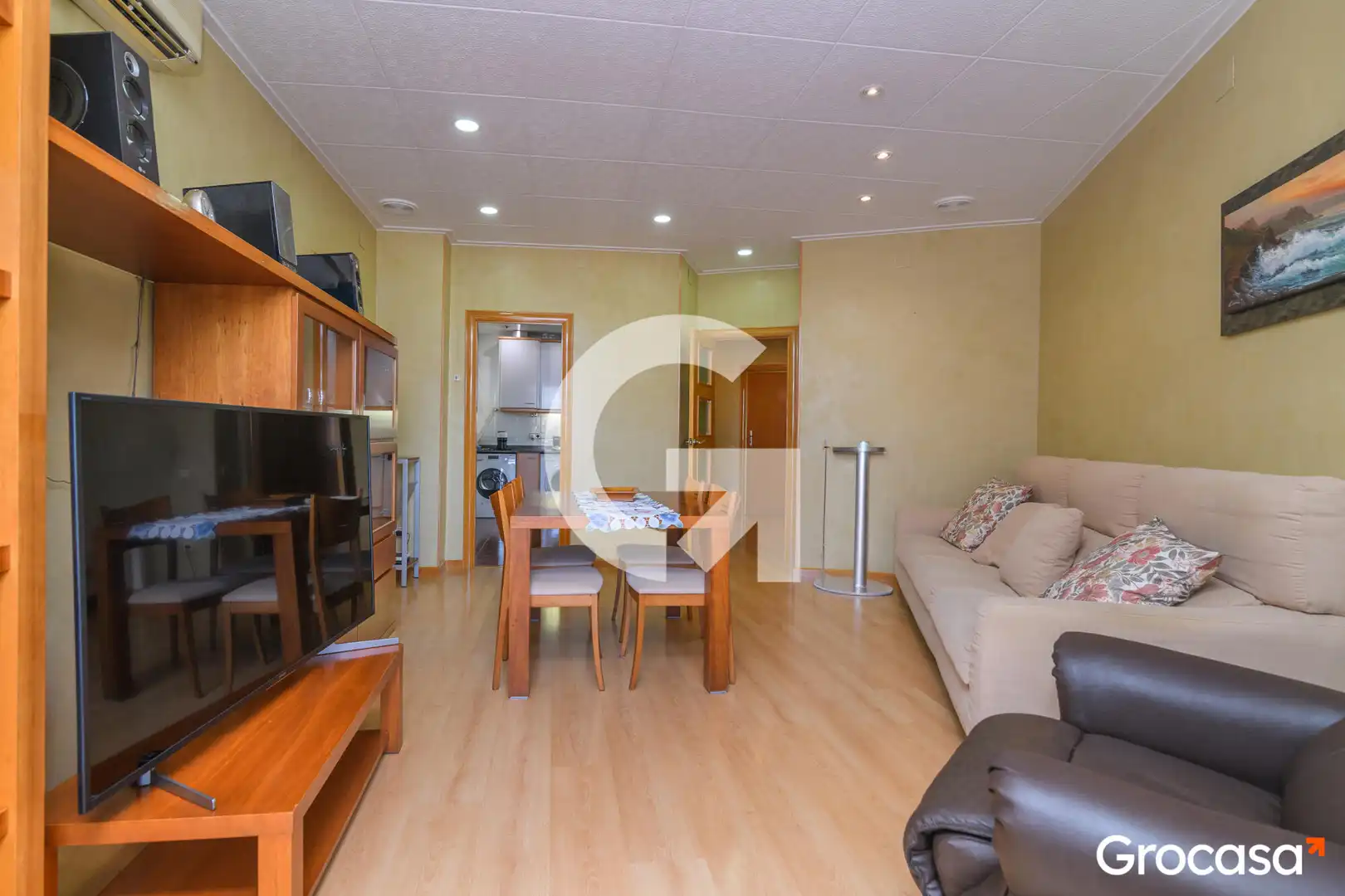 Living room of Flat for sale in Gavà  with Air Conditioner, Heating and Storage room