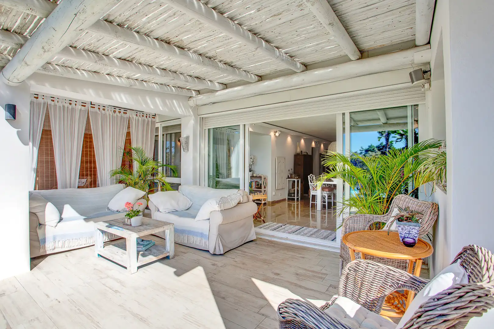 Terrassa de Casa o xalet de lloguer en Marbella amb Aire condicionat, Calefacció i Jardí privat