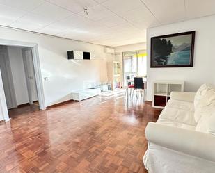 Living room of Flat to rent in  Madrid Capital  with Air Conditioner, Heating and Parquet flooring