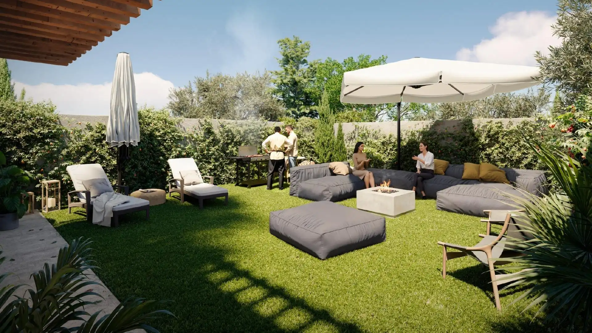 Terrassa de Dúplex en venda en Santpedor amb Aire condicionat, Calefacció i Jardí privat