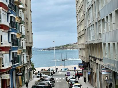 Exterior view of Flat for sale in A Coruña Capital   with Terrace and Balcony