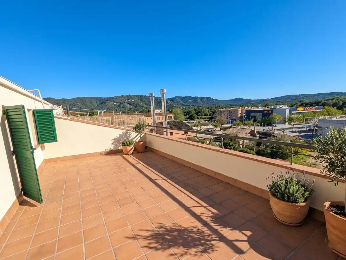 Terrassa de Dúplex en venda en Santa Cristina d'Aro amb Aire condicionat, Calefacció i Terrassa