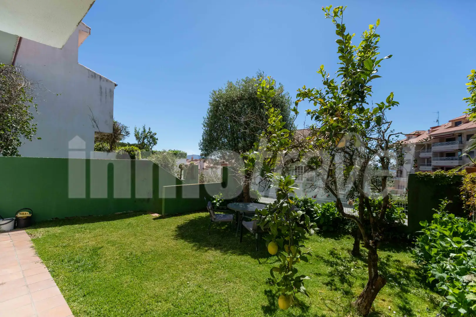 Jardí de Casa adosada de lloguer en Sanxenxo amb Jardí privat, Terrassa i Moblat