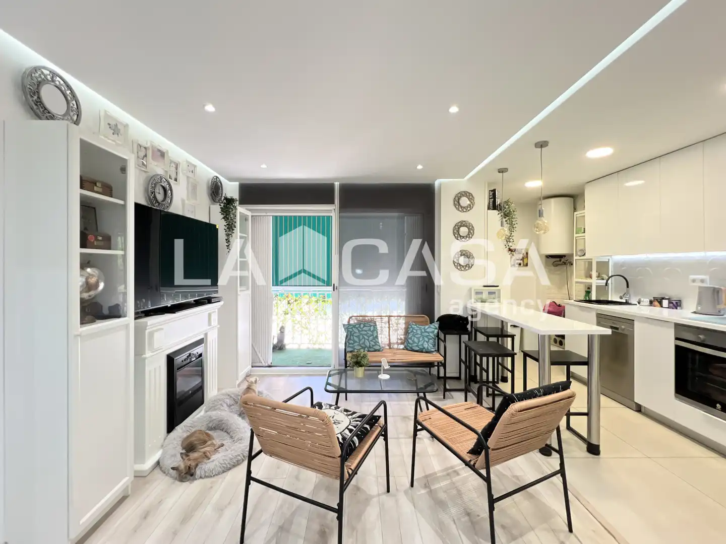 Living room of Flat for sale in Badalona  with Balcony