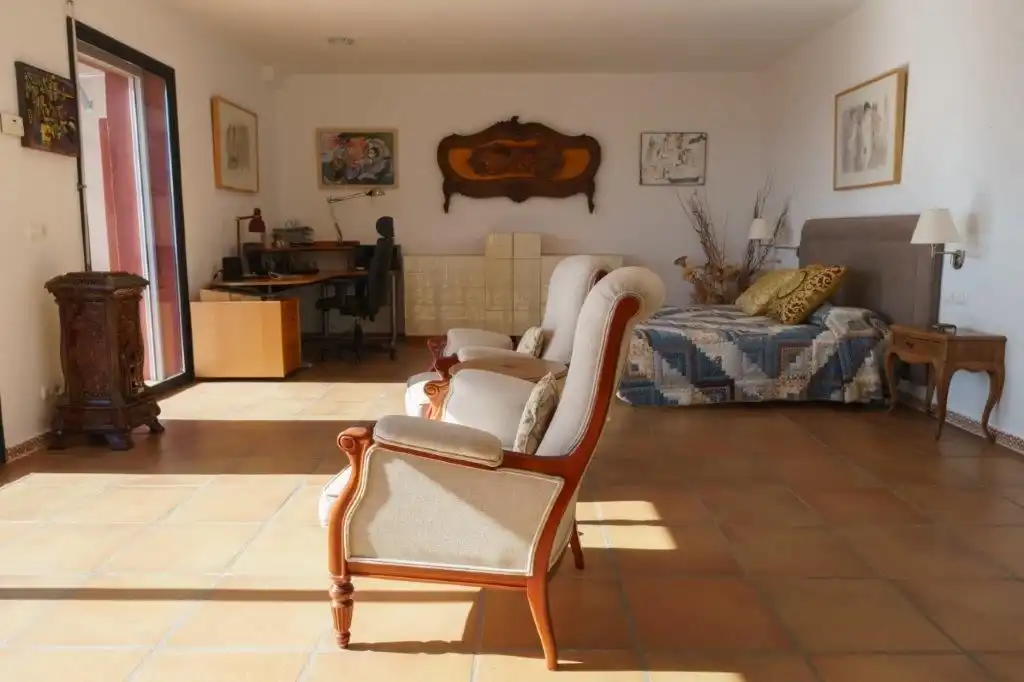 Sala de estar de Casa o chalet en venta en Santiago-Pontones con Aire acondicionado, Jardín privado y Terraza