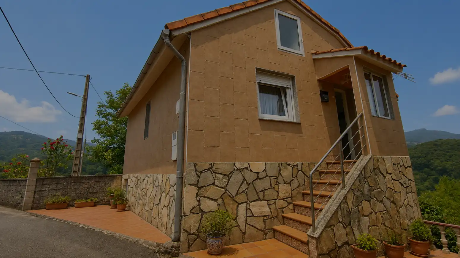 Exterior view of Houses for sale in Langreo  with Heating, Private garden and Parquet flooring