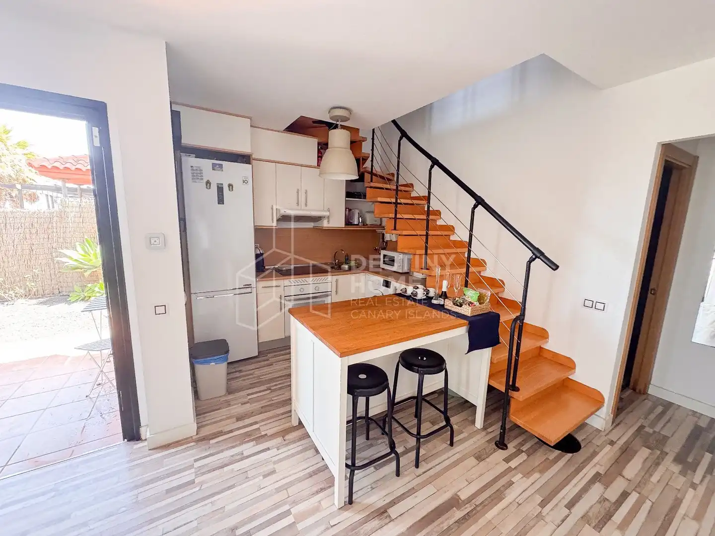 Kitchen of Houses for sale in La Oliva  with Storage room, Furnished and Community pool