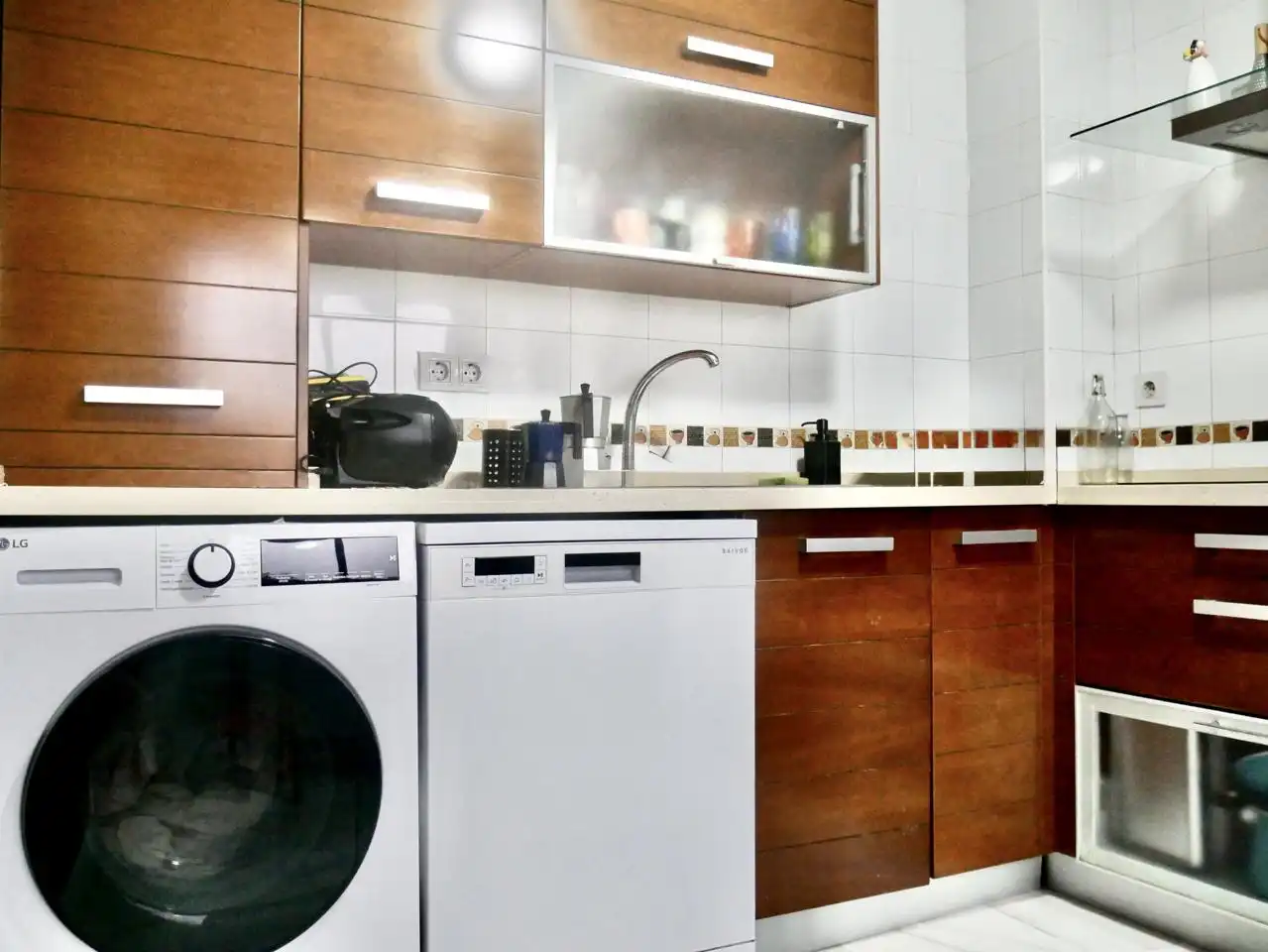 Cocina de Casa adosada en venta en Sevilla con Aire acondicionado, Calefacción y Parquet