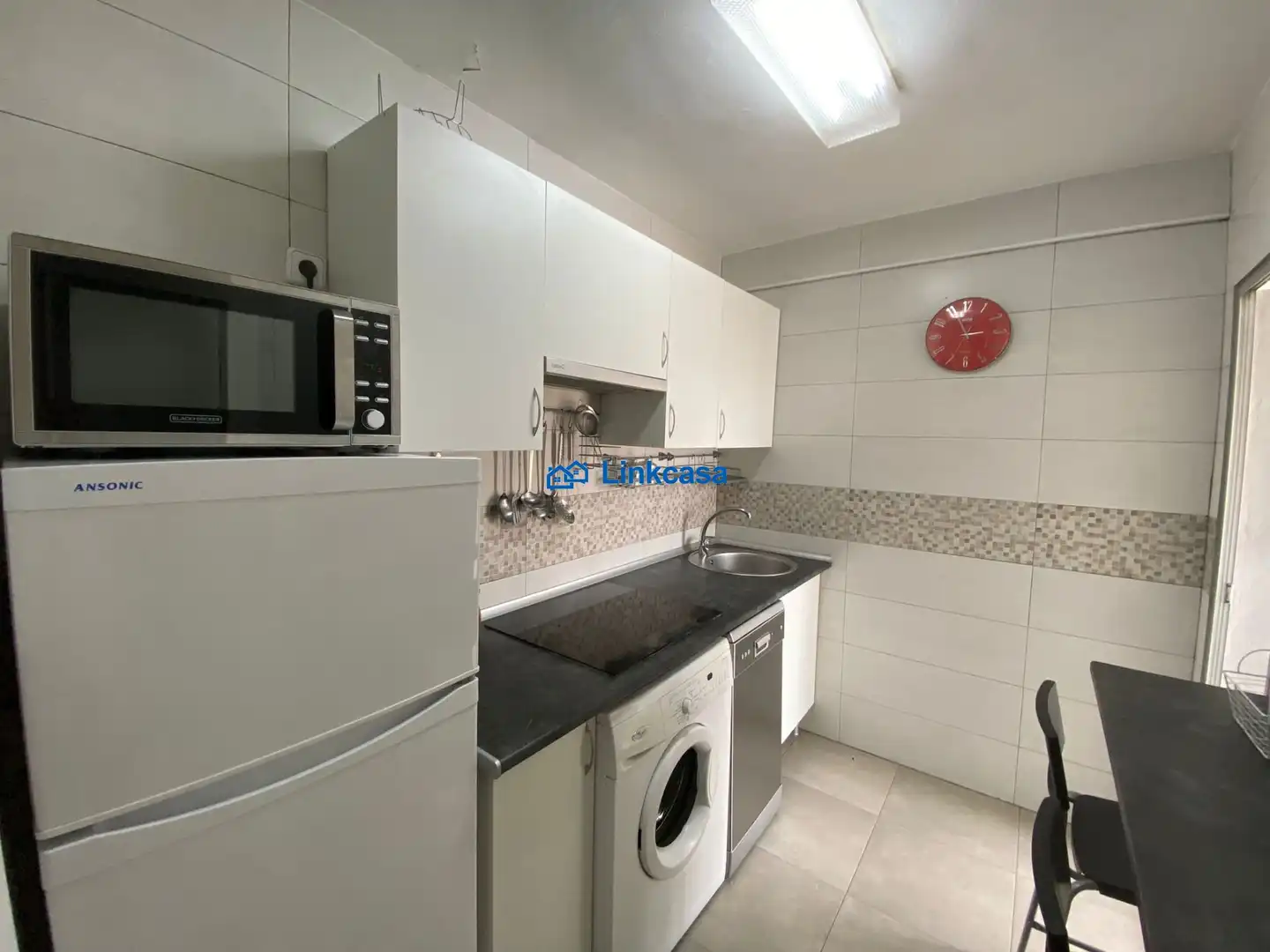 Kitchen of Flat for sale in Madrid  with Air Conditioner, Heating and Terrace
