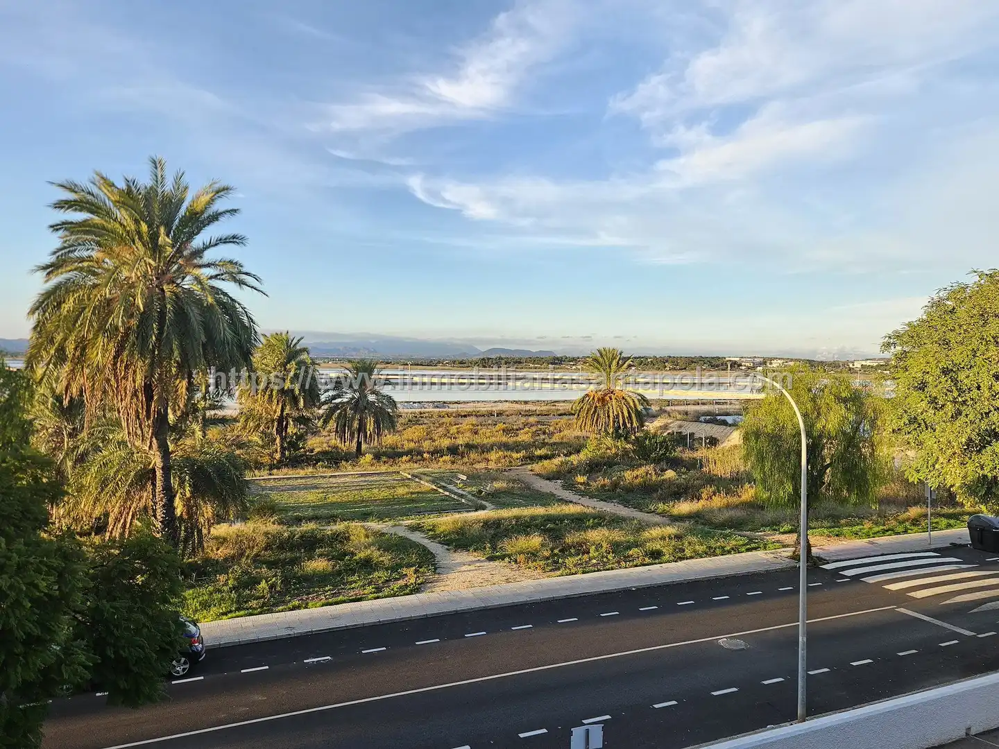 Vista exterior de Piso en venta en Santa Pola con Aire acondicionado, Piscina y Amueblado