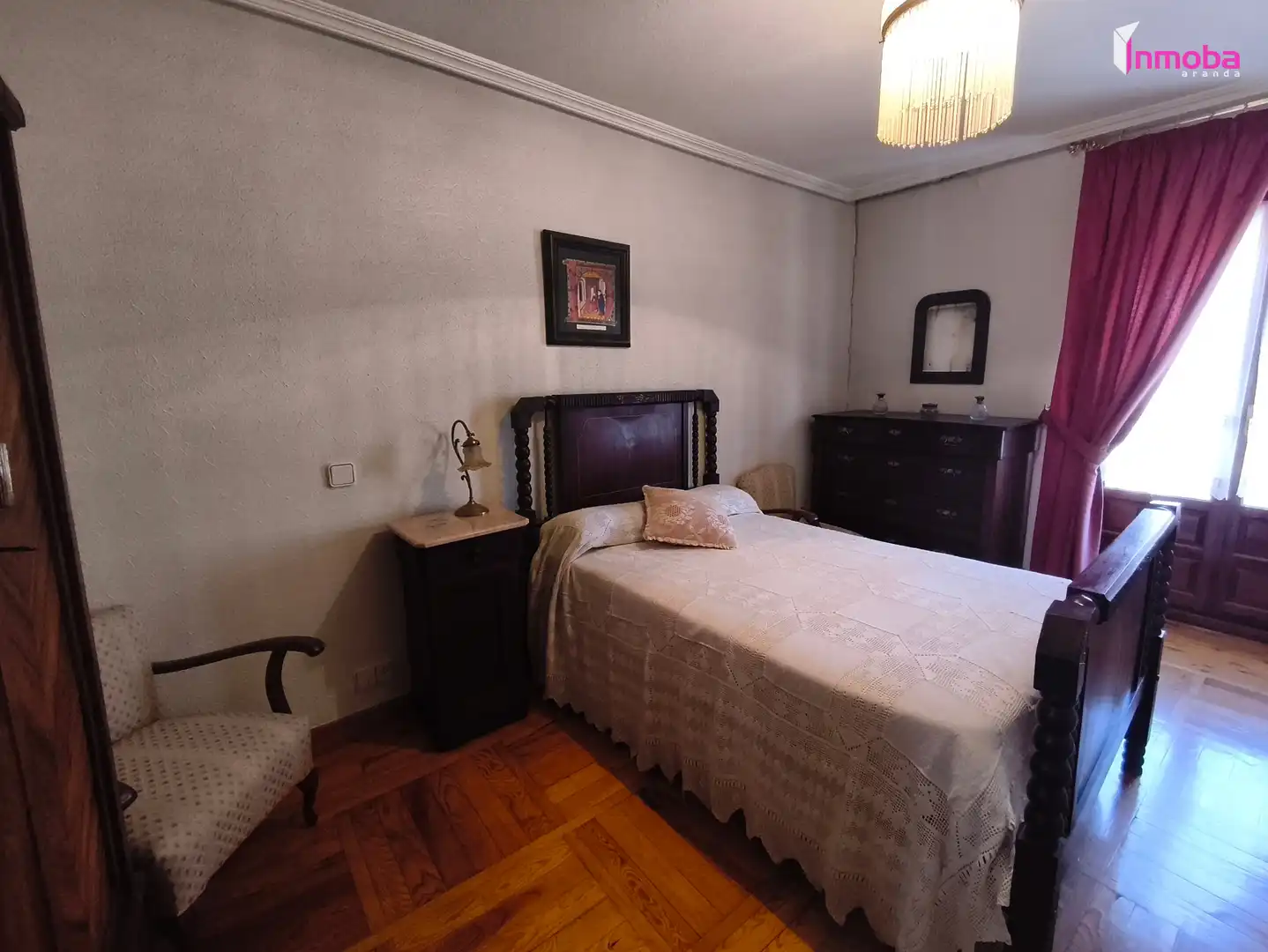Schlafzimmer von Wohnung zum Verkauf in Aranda de Duero mit Heizung, Parkett und Balkon