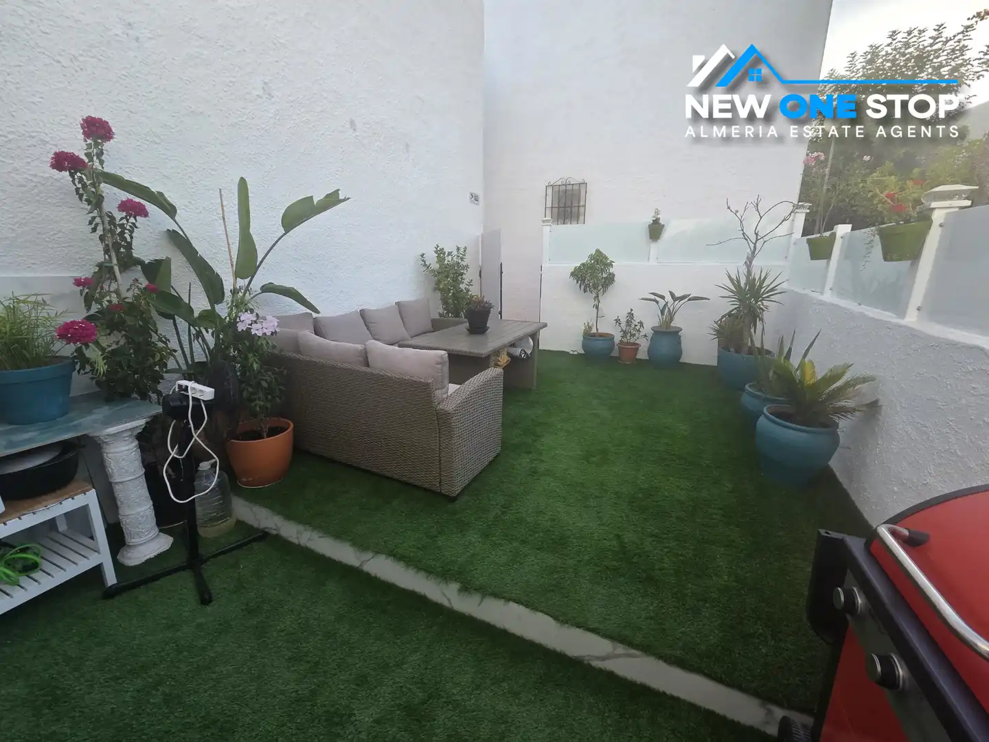 Terrassa de Apartament en venda en Mojácar amb Aire condicionat, Calefacció i Jardí privat