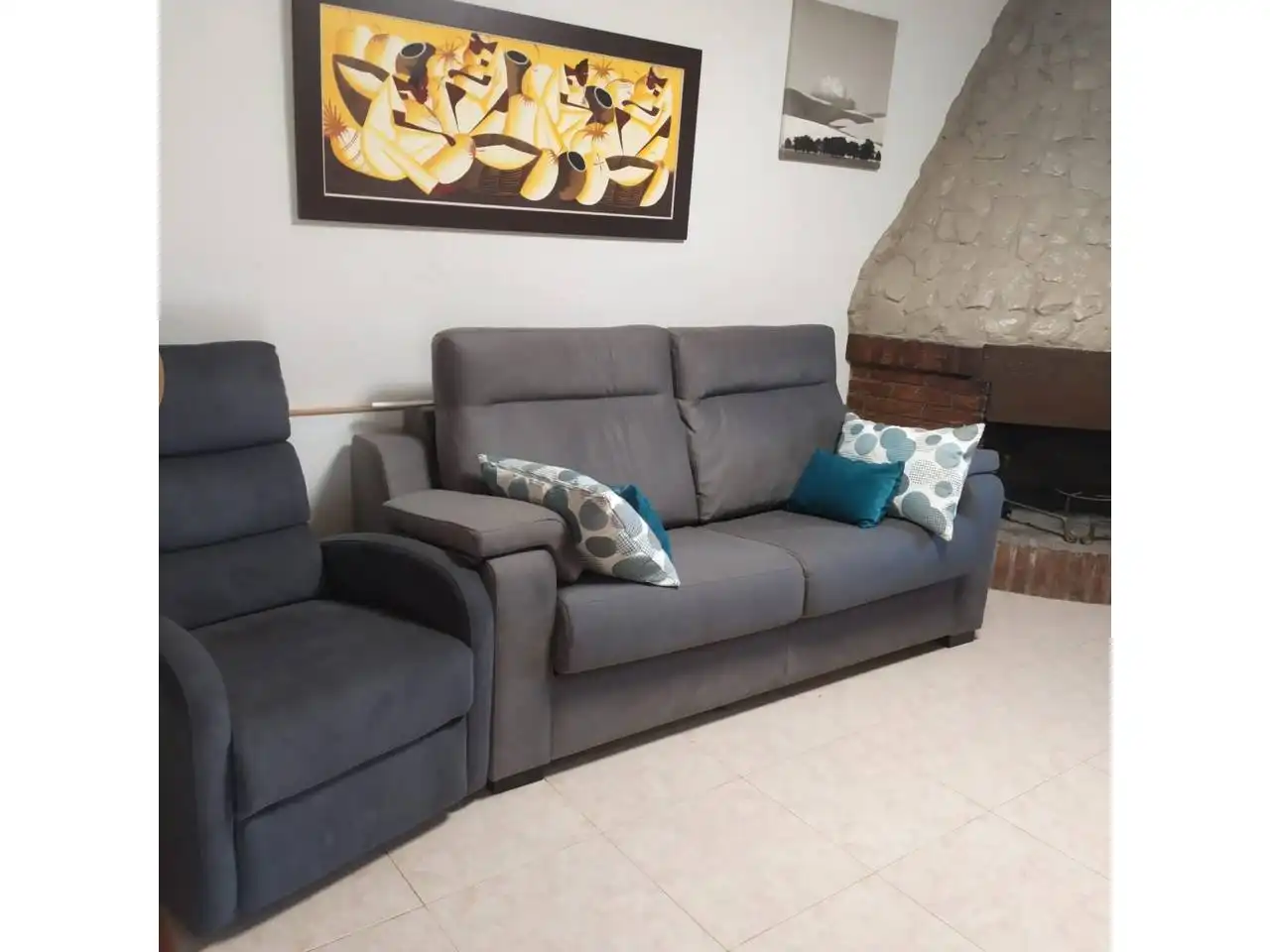 Sala de estar de Terreno en venta en Alcanadre