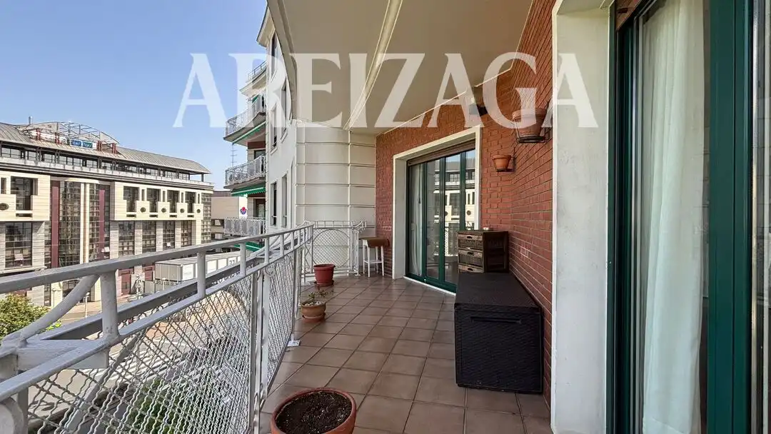 Balcony of Flat for rent in Donostia - San Sebastián   with Heating, Terrace and Oven