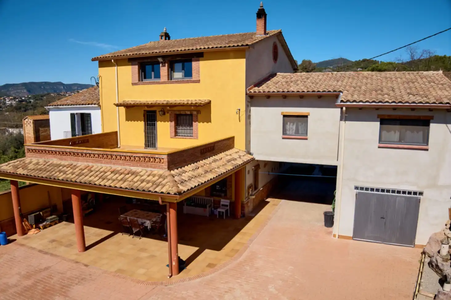 Vista exterior de Finca rústica en venta en L'Ametlla del Vallès con Calefacción, Terraza y Trastero
