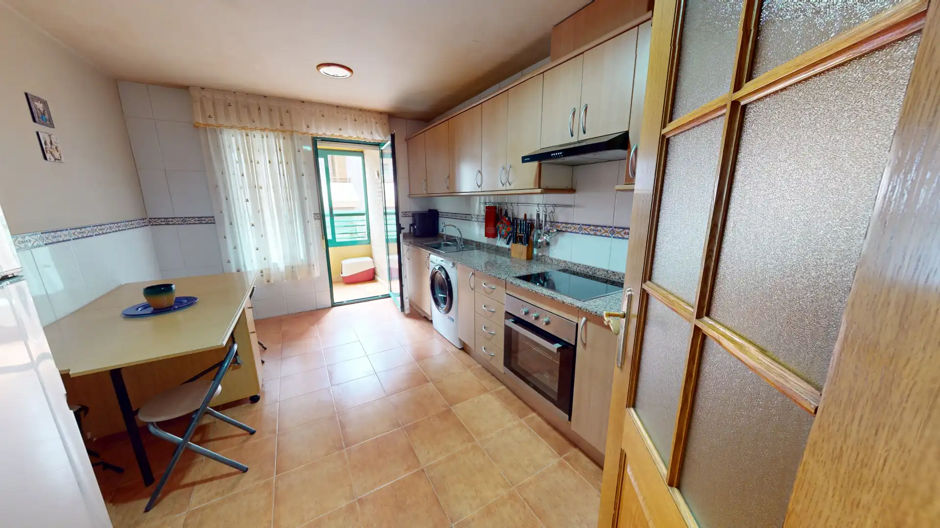 Kitchen of Flat for sale in El Campello  with Air Conditioner, Storage room and Furnished