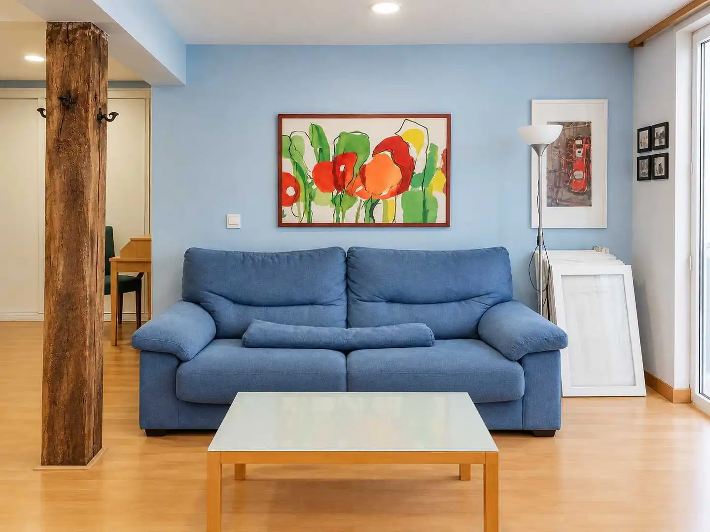 Living room of Flat for rent in Santander  with Heating, Furnished and Oven